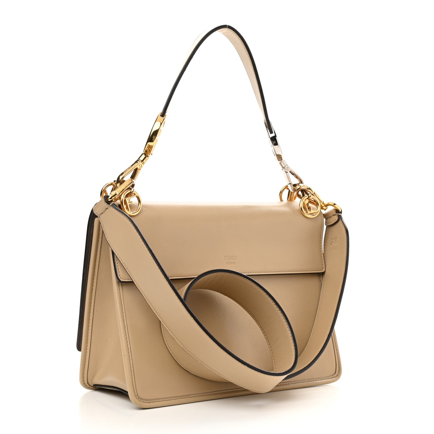 Vitello Century Opaco F is Fendi Kan I Shoulder Bag Amido