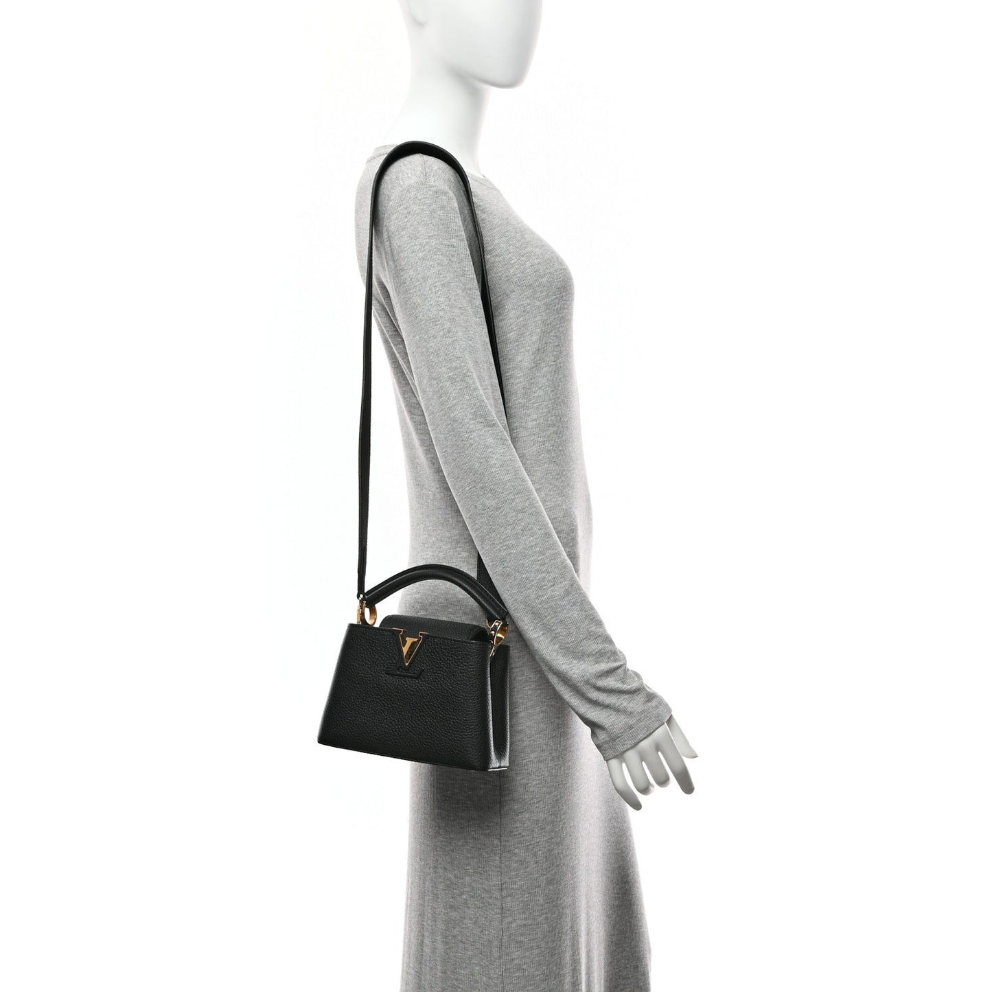 Taurillon Mini Capucines Black