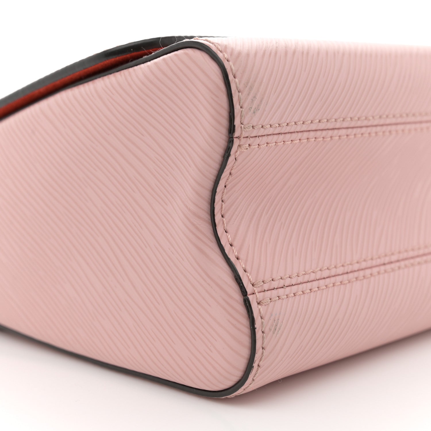 Louis Vuitton Epi Travel Stickers Twist Shoulder Bag MM Rose Ballerine 9 of 11