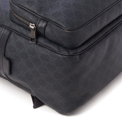 Gucci GG Supreme Monogram Medium Day Backpack Grey Black 5 of 8