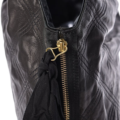 Lanvin Lambskin Stitched Tote Black 7 of 9