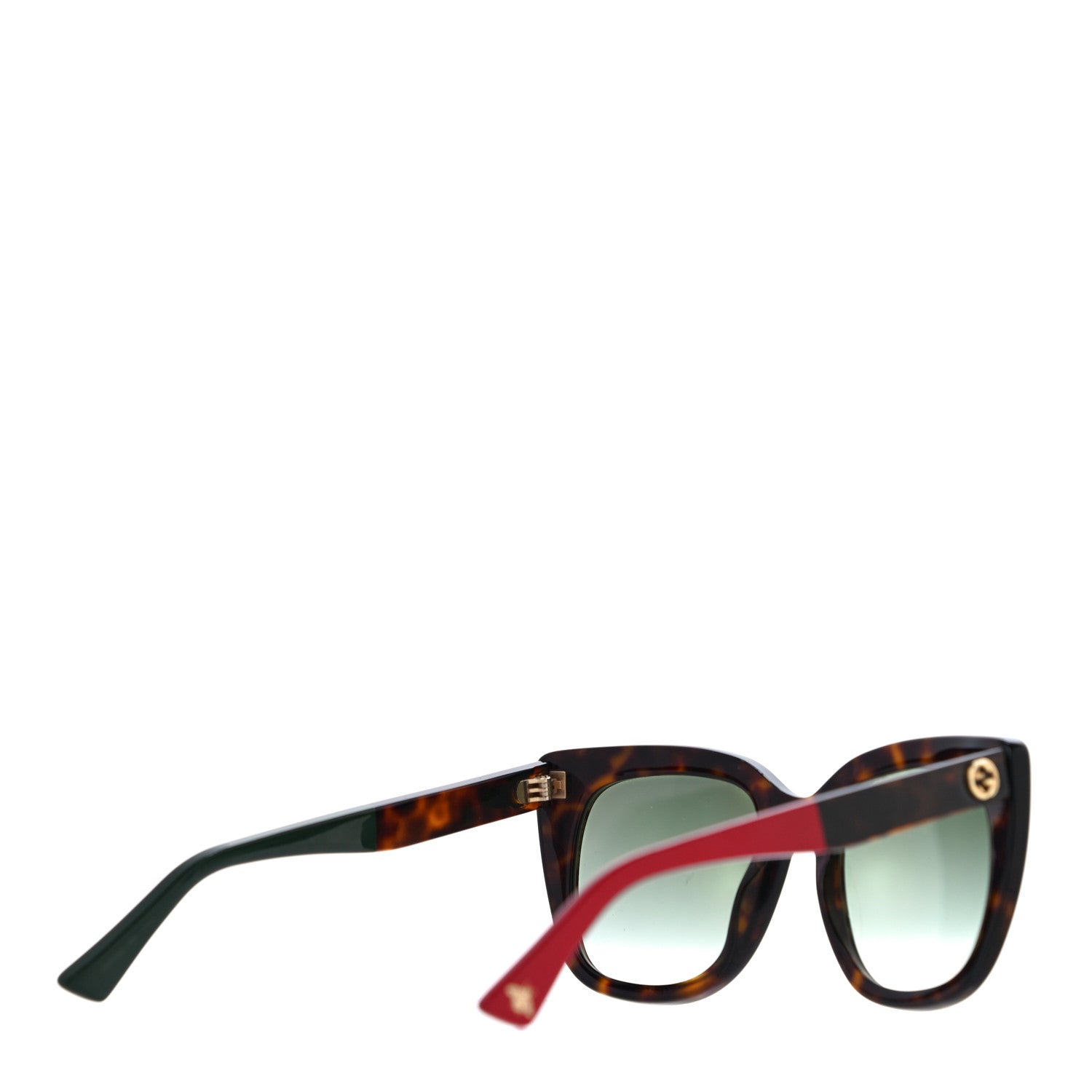 Gucci Cat Eye GG0163S Sunglasses Tortoise 4 of 7