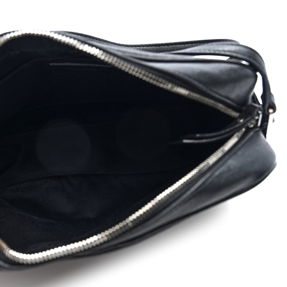 Lambskin Monogram Small Lou Camera Bag Black