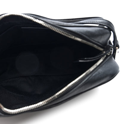 Saint Laurent Lambskin Monogram Small Lou Camera Bag Black 4 of 8