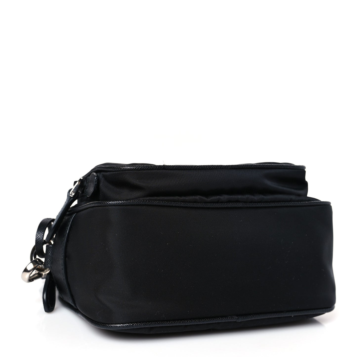 Re-Nylon Saffiano Mini Re-Edition 2005 Camera Bag Black