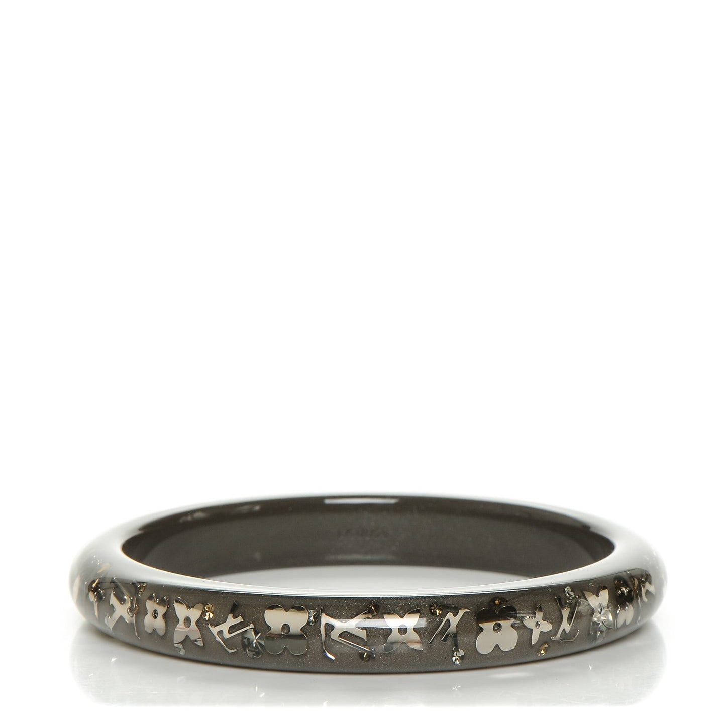 Resin Swarovski Small Inclusion Bracelet PM Grey