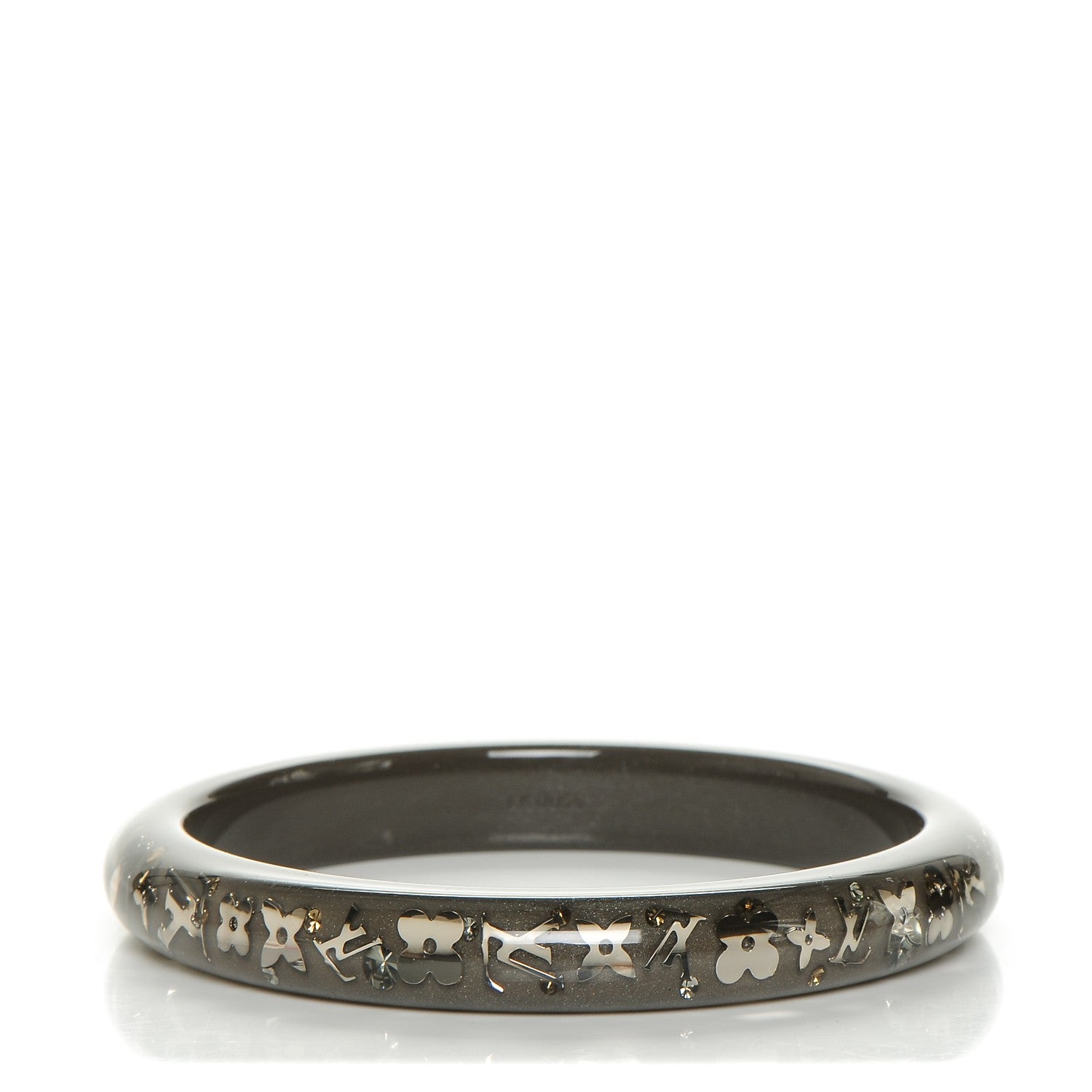 Louis Vuitton Resin Swarovski Small Inclusion Bracelet PM Grey 1 of 4