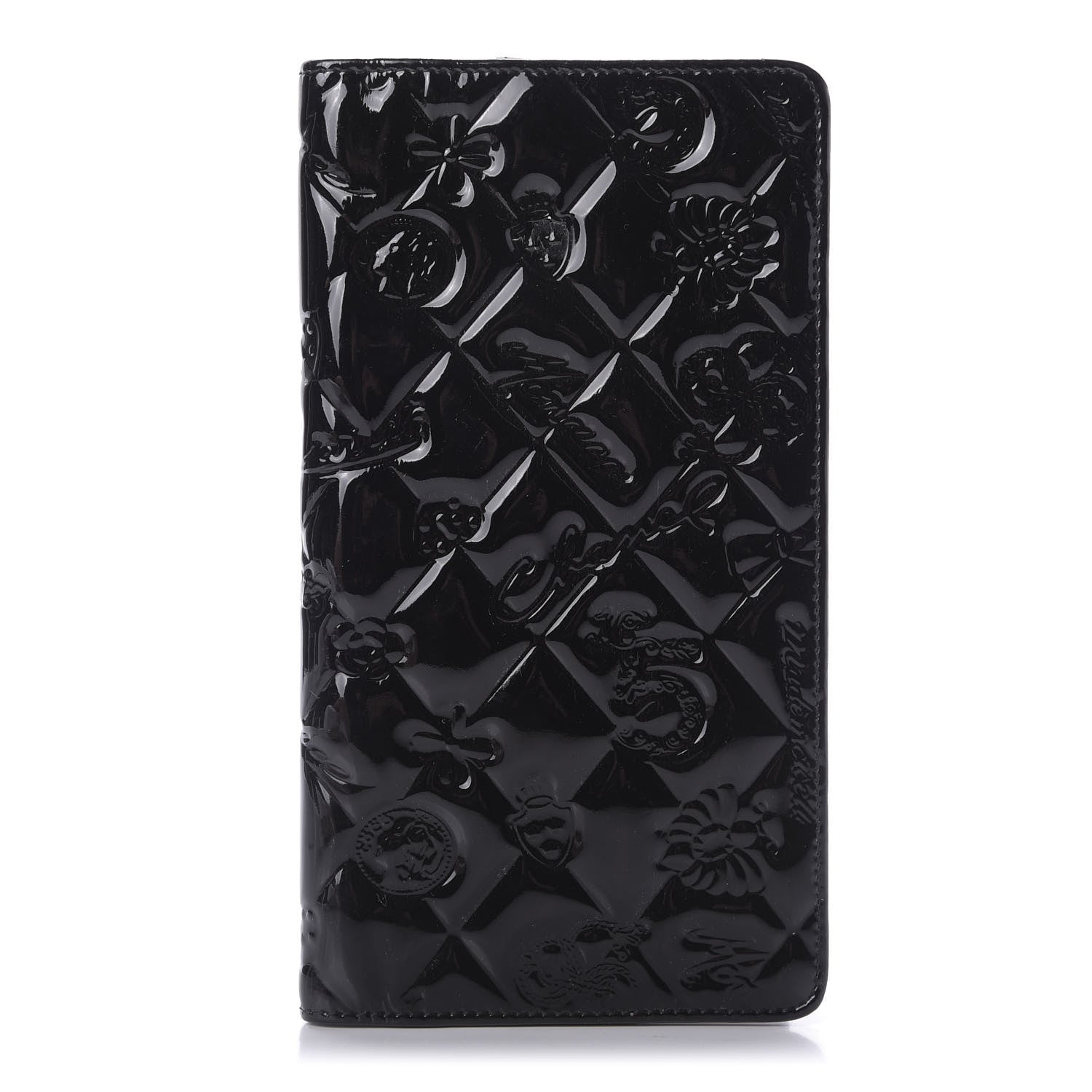 Chanel Patent Calfskin Lucky Symbols Agenda Cover Black 1 of 10
