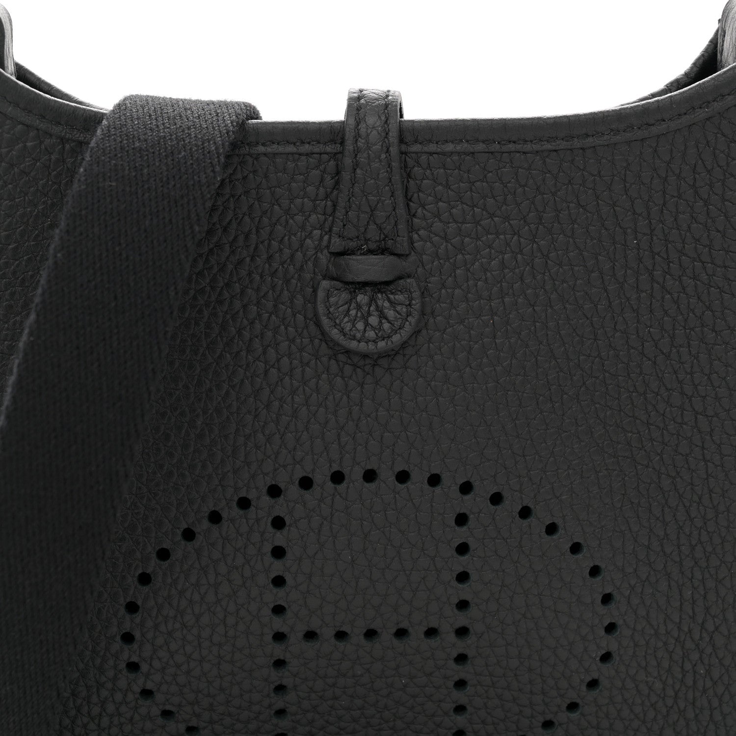 Hermes Taurillon Clemence Evelyne TPM Black 8 of 10