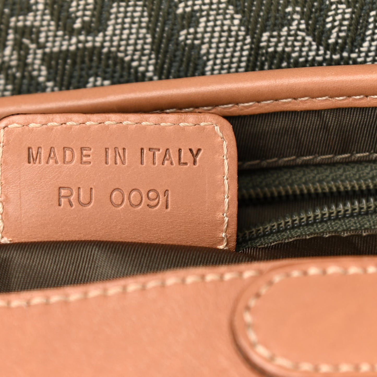 Monogram Saddle Bag Green