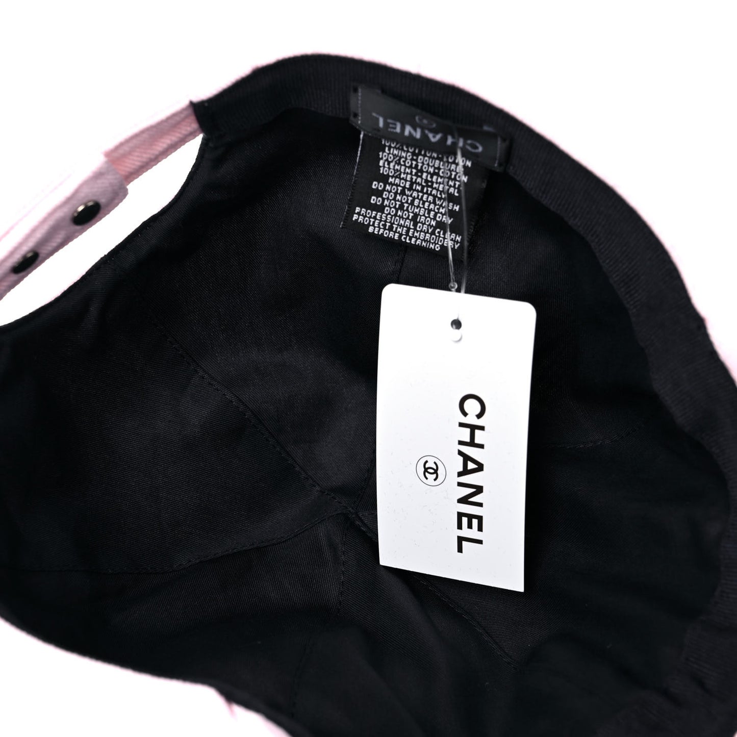 Cotton Sequin CC Cap Hat Light Pink
