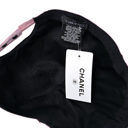 Chanel Cotton Sequin CC Cap Hat Light Pink 8 of 10