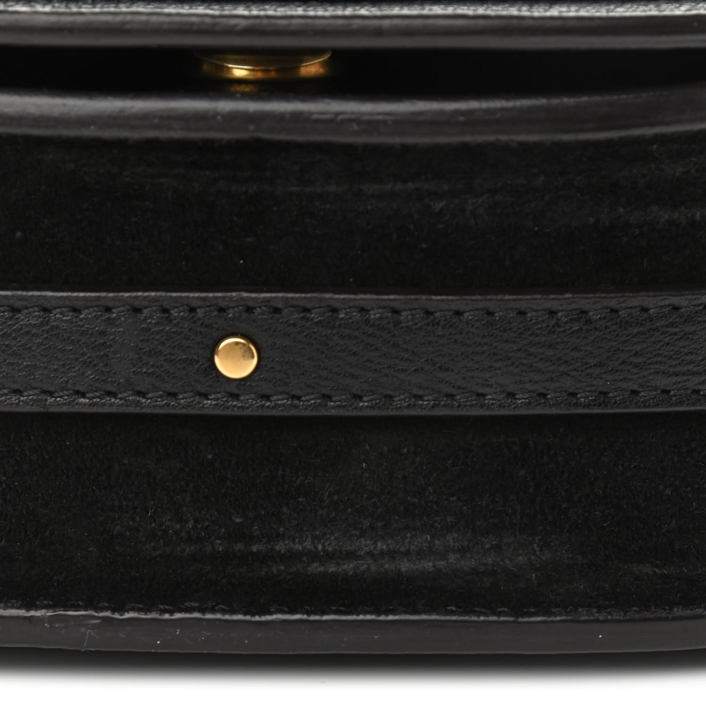Calfskin Small Nile Bracelet Bag Black