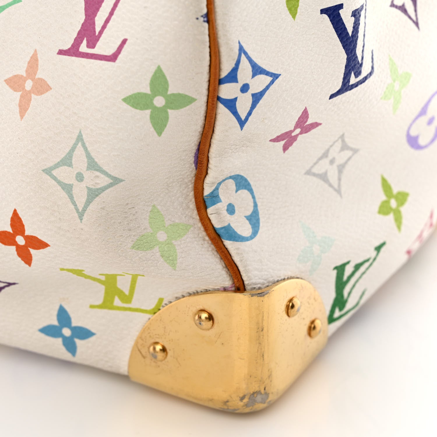 Louis Vuitton Monogram Multicolor Speedy 30 White 18 of 20