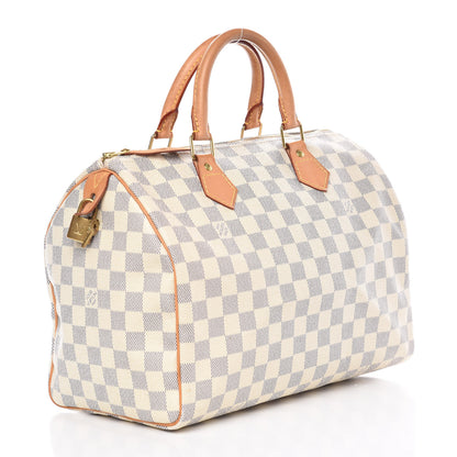 Louis Vuitton Damier Azur Speedy 30 3 of 18