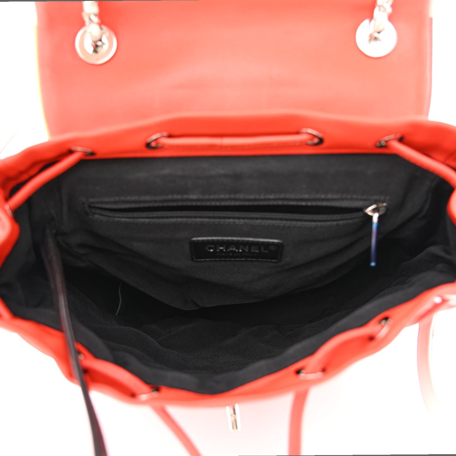 Chanel Lambskin Quilted Small Cuba Urban Spirit Backpack Orange 5 of 11