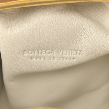 Bottega Veneta Metallic Crinkled Lambskin The Mini Pouch Oro 6 of 8