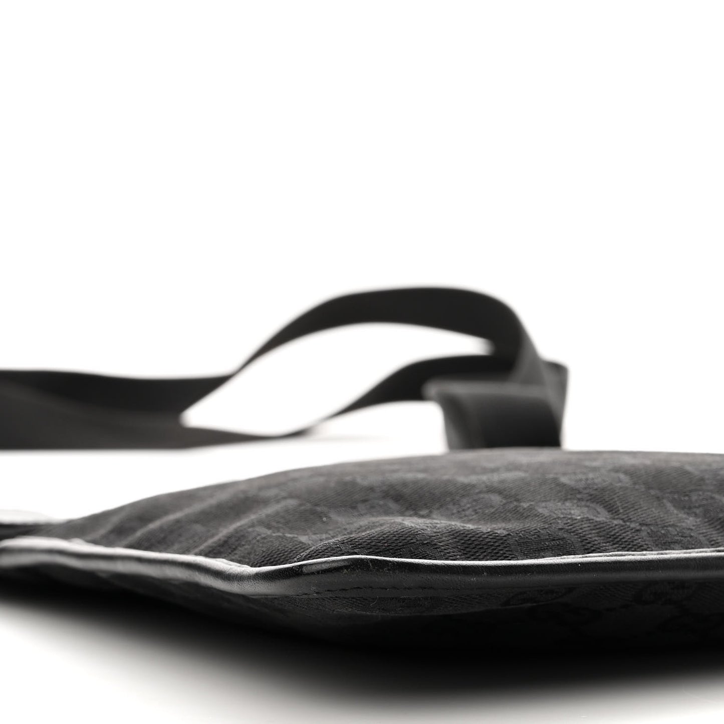 GG Monogram Messenger Crossbody Bag Black
