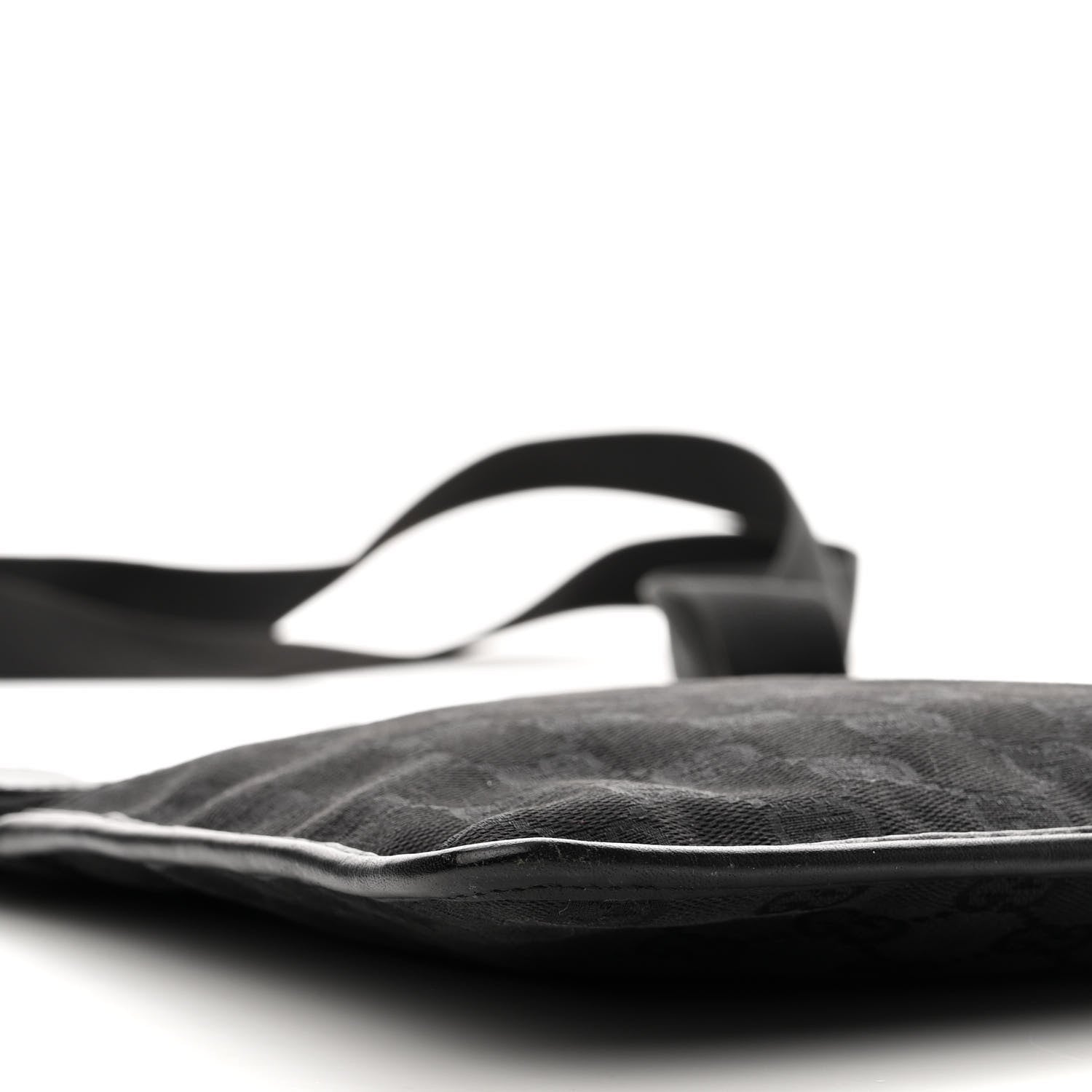 Gucci GG Monogram Messenger Crossbody Bag Black 9 of 10