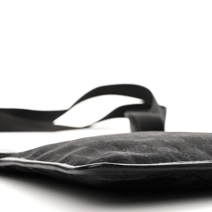 Gucci GG Monogram Messenger Crossbody Bag Black 9 of 10