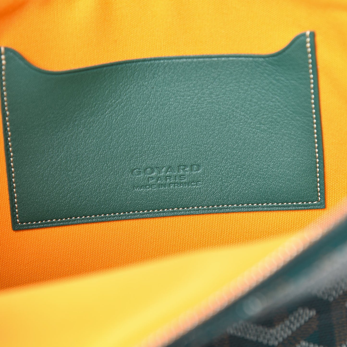 Goyardine Senat Pochette MM Green