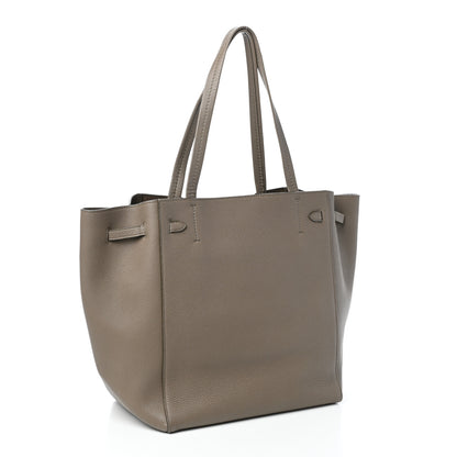 Celine Soft Grained Calfskin Small Belt Cabas Phantom Taupe 3 of 9