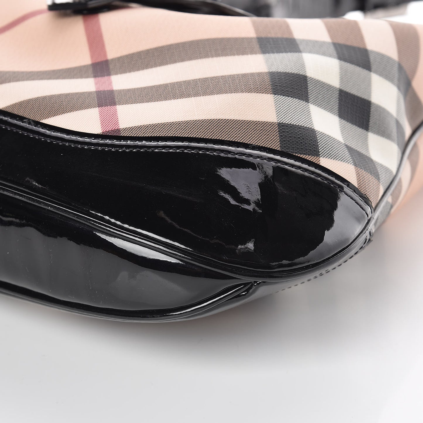 Patent Nova Check Brook Hobo Black