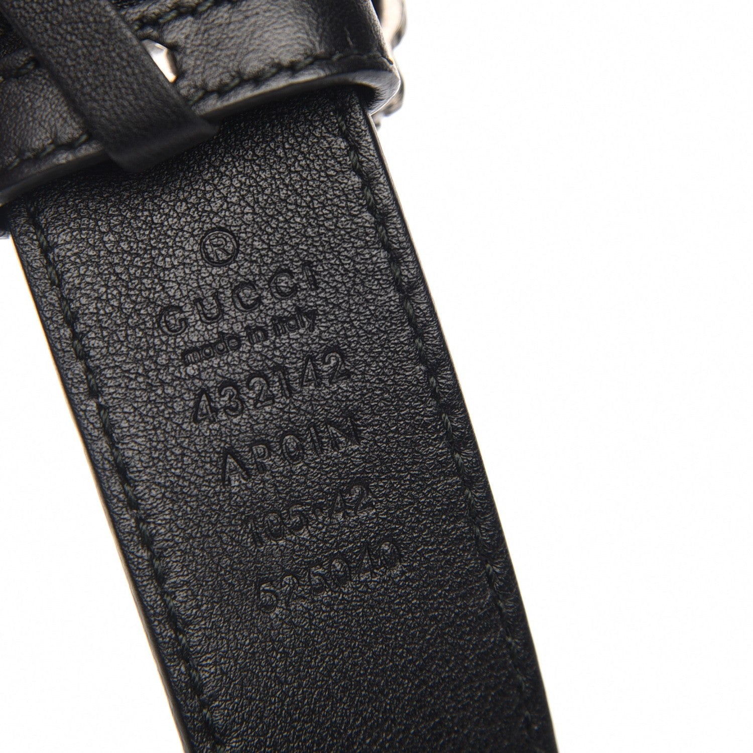 Gucci Moon Calfskin Crystal Dionysus 30mm Belt 105 42 Black Black Diamond 4 of 6