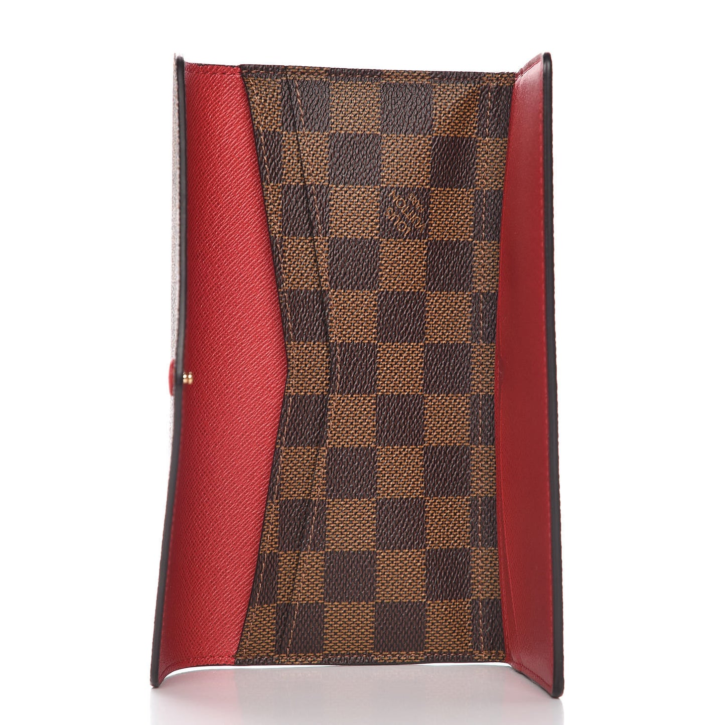 Damier Ebene Josephine Wallet Red