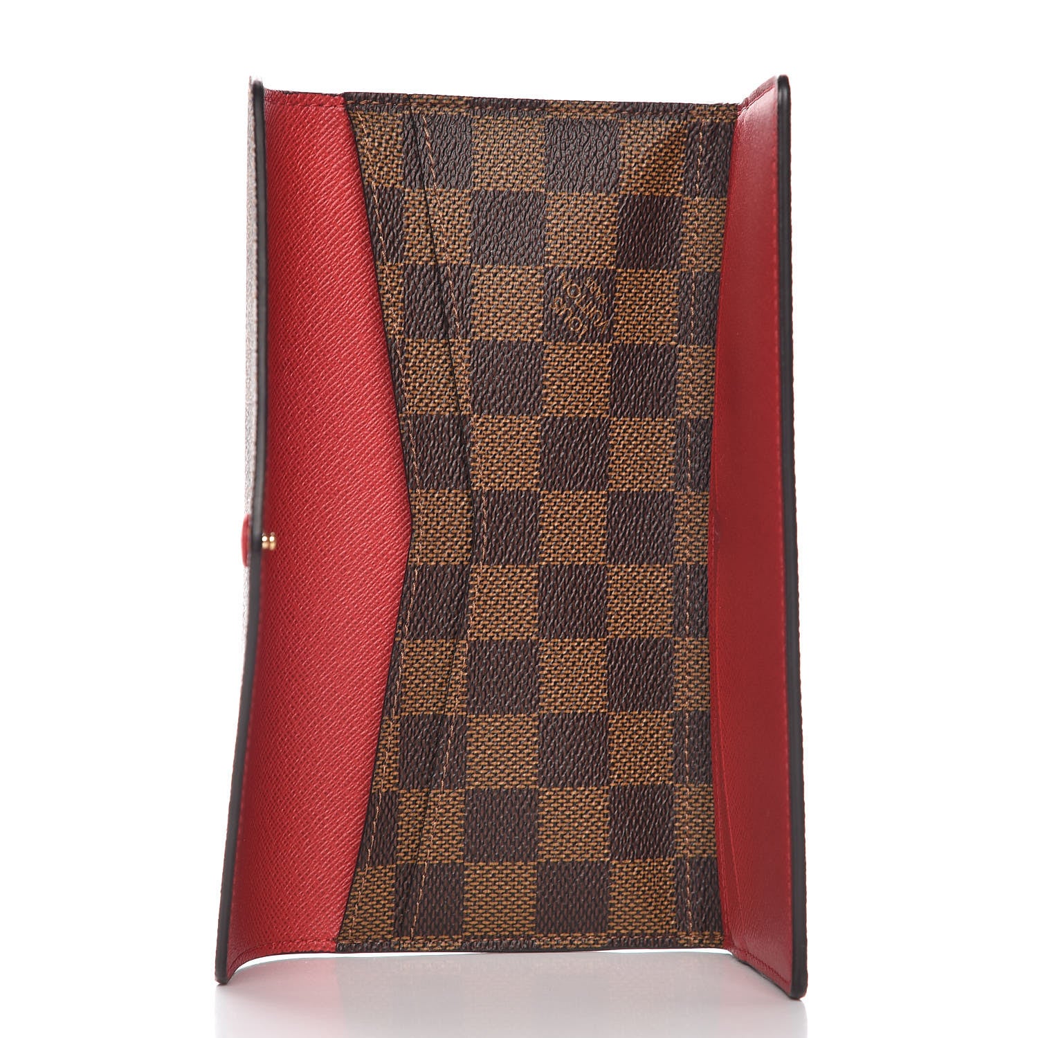Louis Vuitton Damier Ebene Josephine Wallet Red 6 of 9