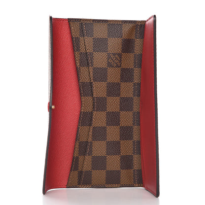 Louis Vuitton Damier Ebene Josephine Wallet Red 6 of 9
