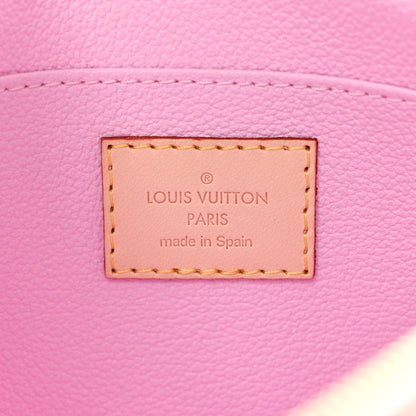 Louis Vuitton Monogram Multicolor Cosmetic Pouch White Litchi 6 of 7