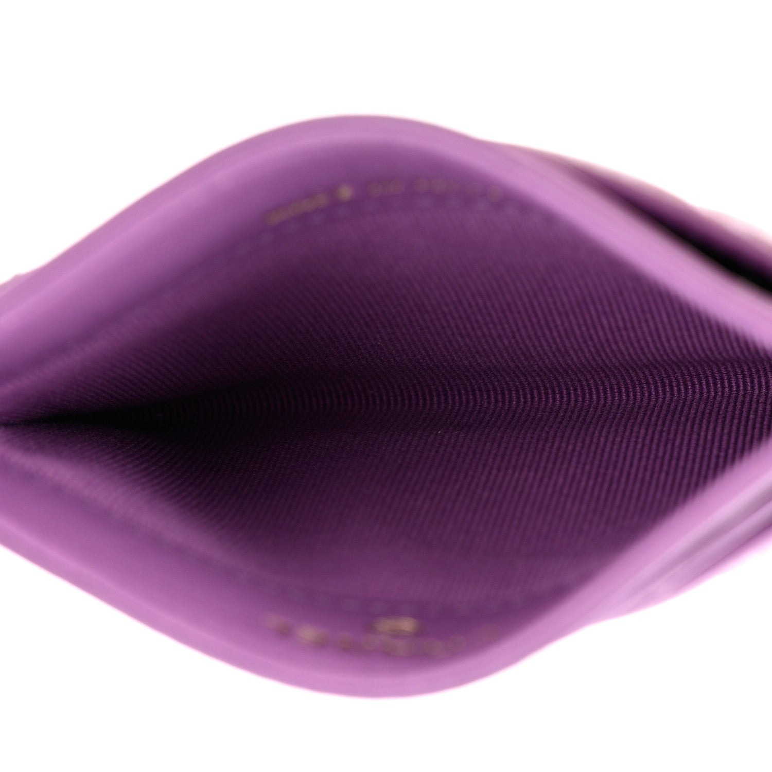 Chanel Lambskin Quilted Card Holder Purple 5 of 11