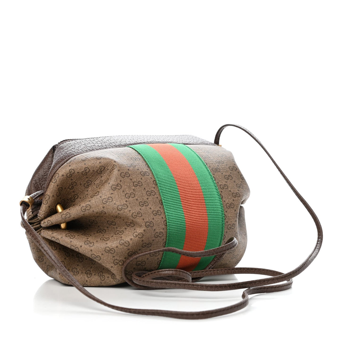 Mini Vintage GG Supreme Monogram Web Butterfly New Candy Crossbody Beige New Acero