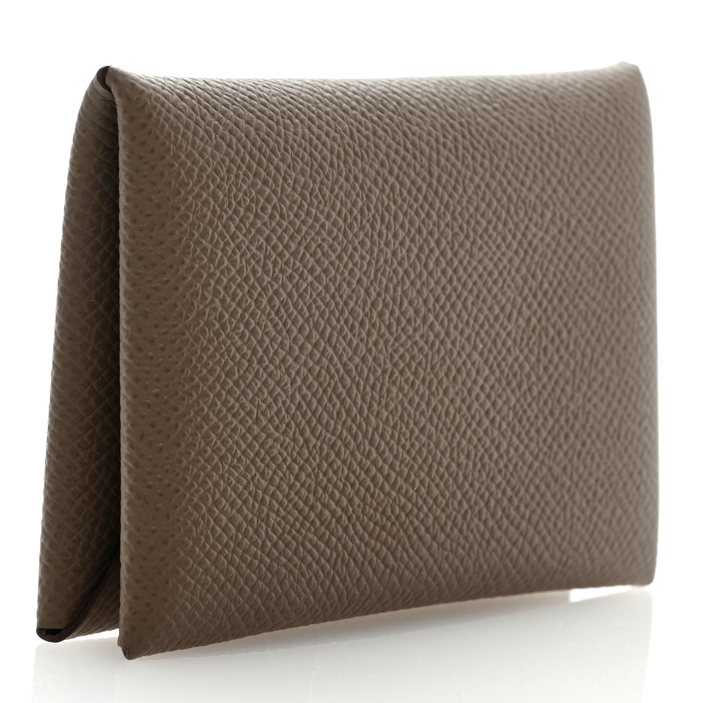 Epsom Calvi Card Case Etoupe