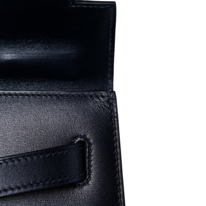 Hermes Box Kelly Sellier 32 Bleu Marine 27 of 34