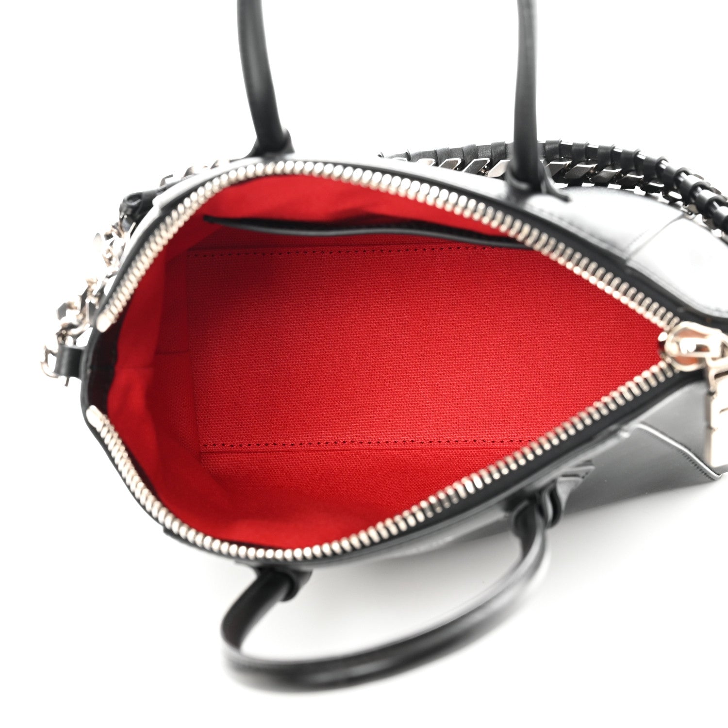 Givenchy Shiny Lord Calfskin Mini Sport Antigona With Chain Black 5 of 10