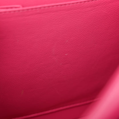 Chanel Patent Quilted Jumbo Double Flap Pink 12 of 22