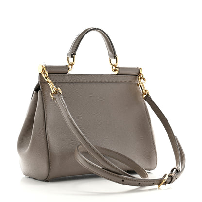 Dolce & Gabbana Dauphine Medium Miss Sicily Satchel Grey 3 of 15