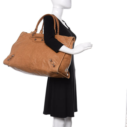 Balenciaga Agneau Giant 12 Rose Gold Hardware Weekend Cumin 2 of 10
