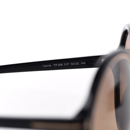 Tom Ford Carrie Sunglasses TF268 Black 6 of 8