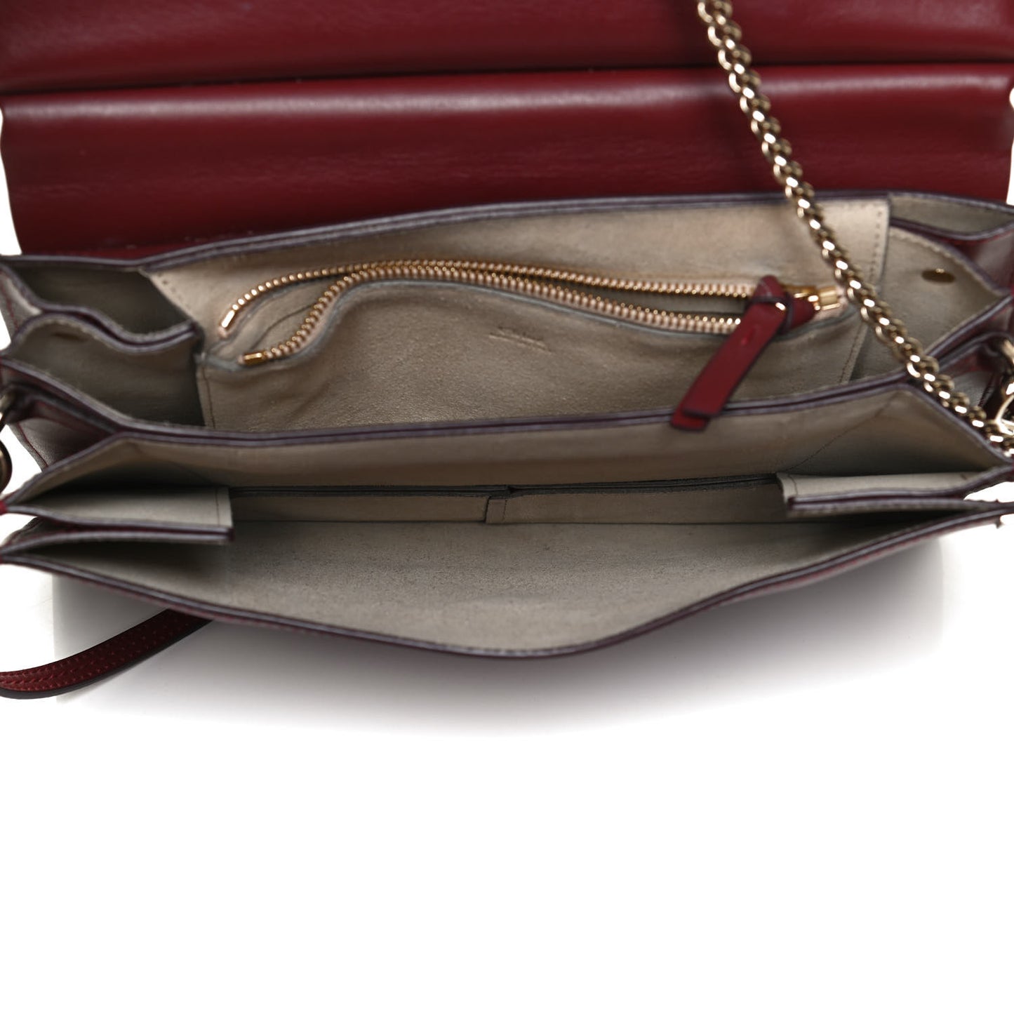 Calfskin Suede Medium Faye Shoulder Bag Plum Purple