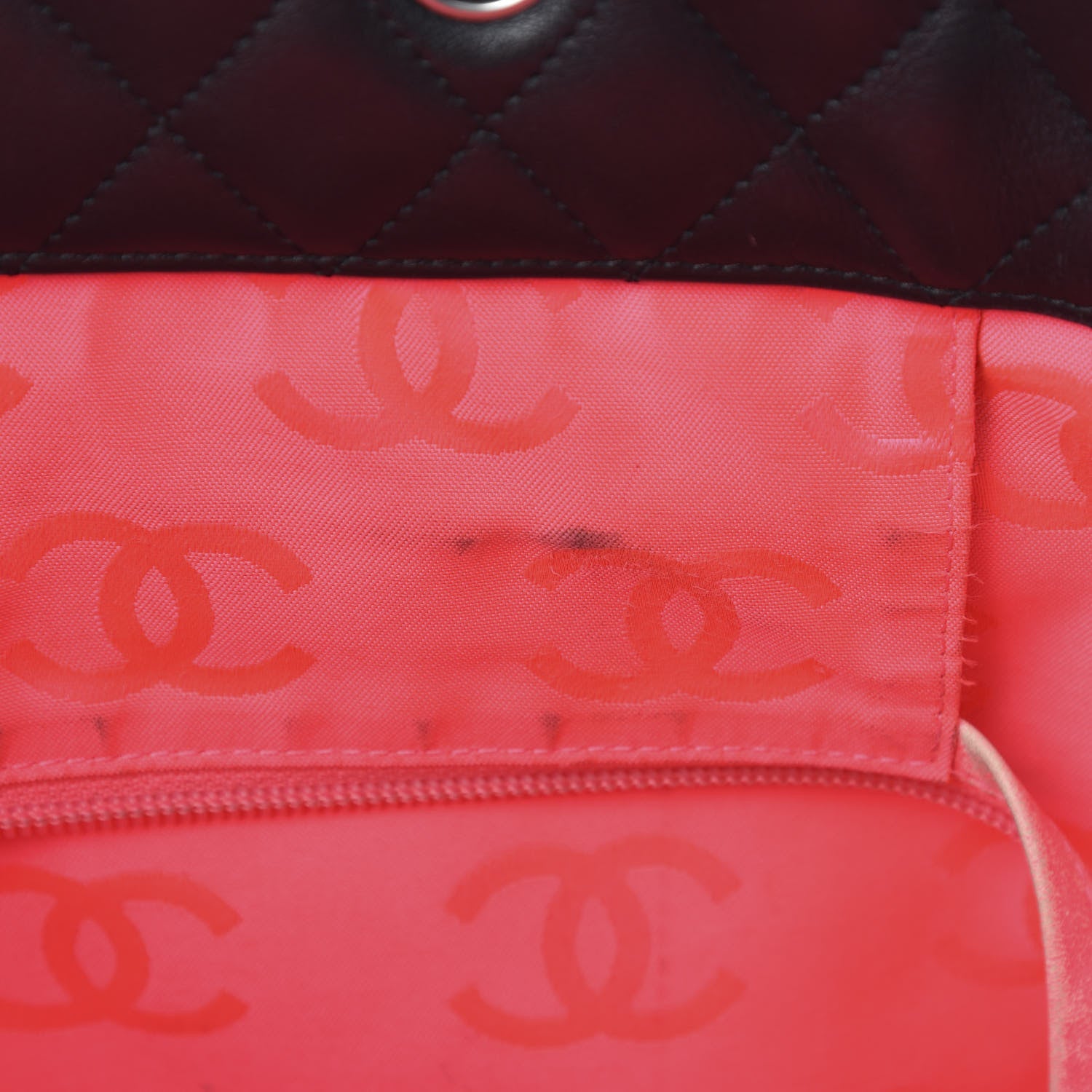 Chanel Calfskin Quilted Large Cambon Tote Black 16 of 18