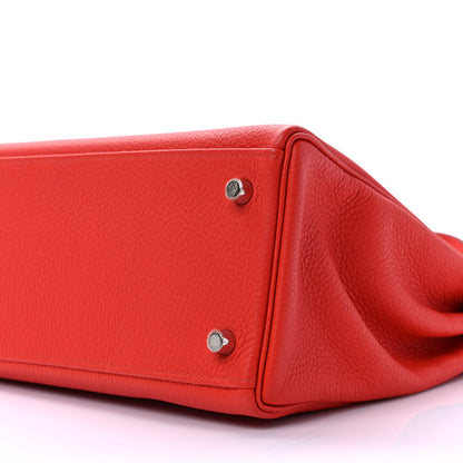 Hermes Togo Kelly Retourne 32 Capucine 8 of 10