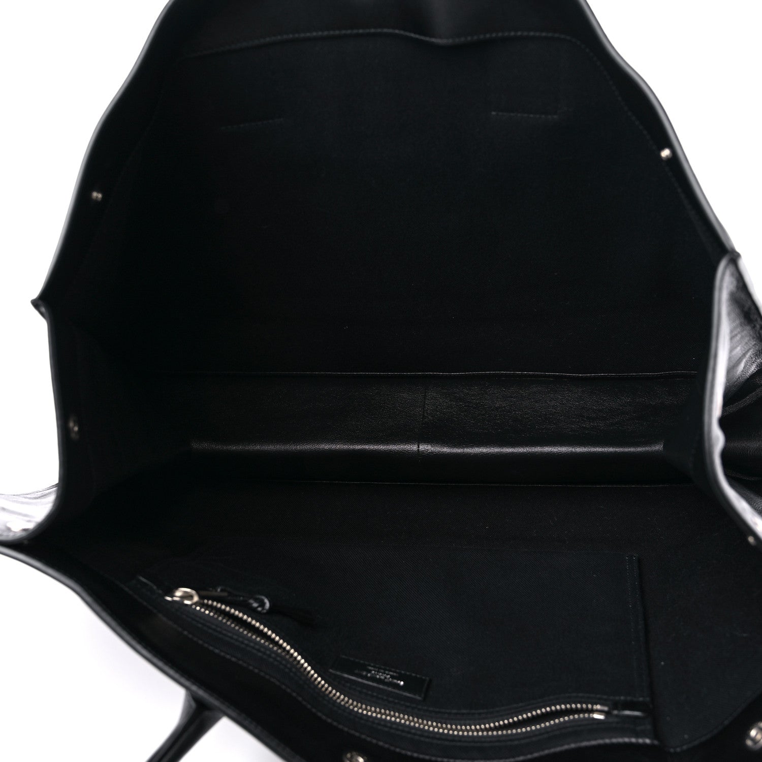 Saint Laurent Vitello Rive Gauche Large Tote Black 5 of 10