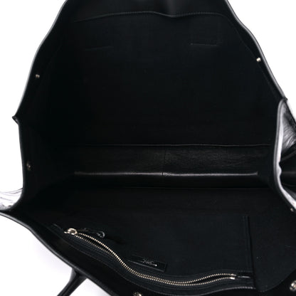Saint Laurent Vitello Rive Gauche Large Tote Black 5 of 10