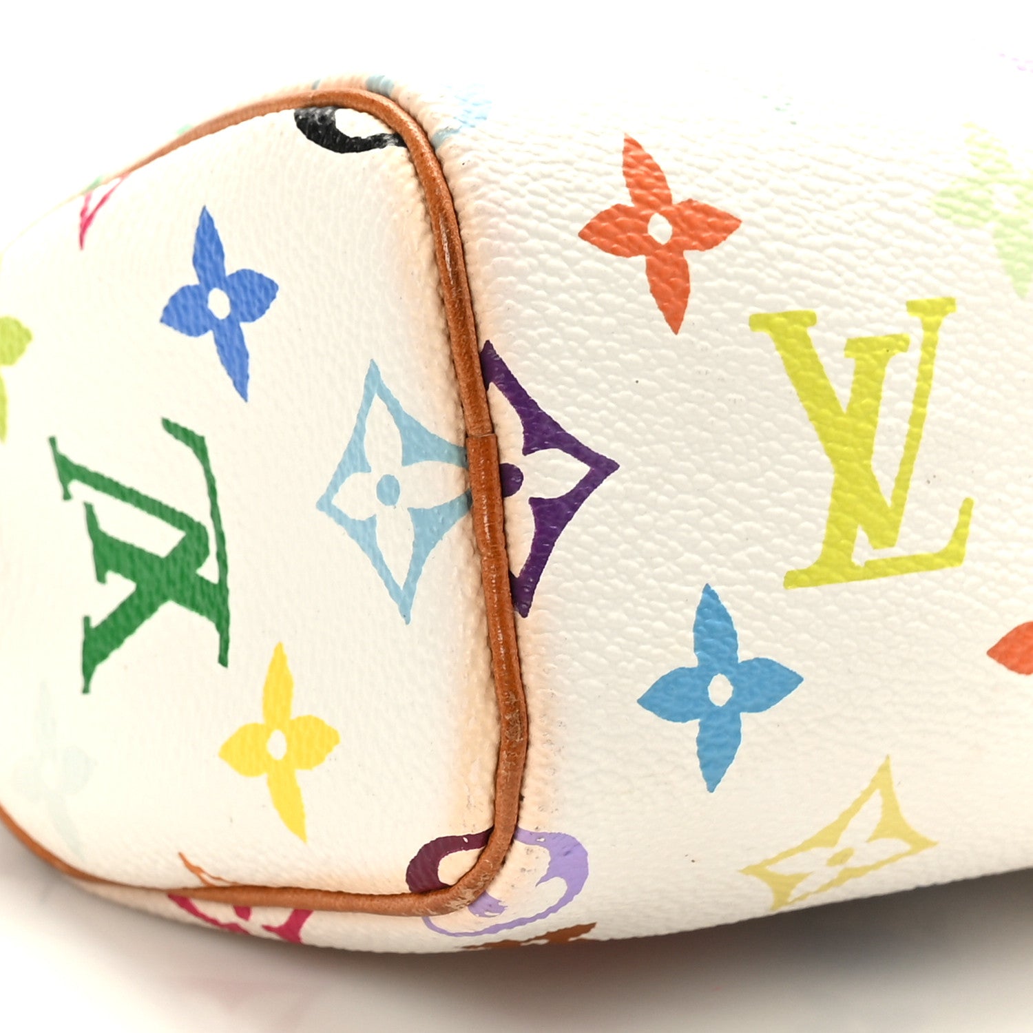 Louis Vuitton Monogram Multicolor Mini Sac HL Speedy White 6 of 7