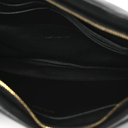 Saint Laurent Lambskin Small Calypso Pouch Black 5 of 11