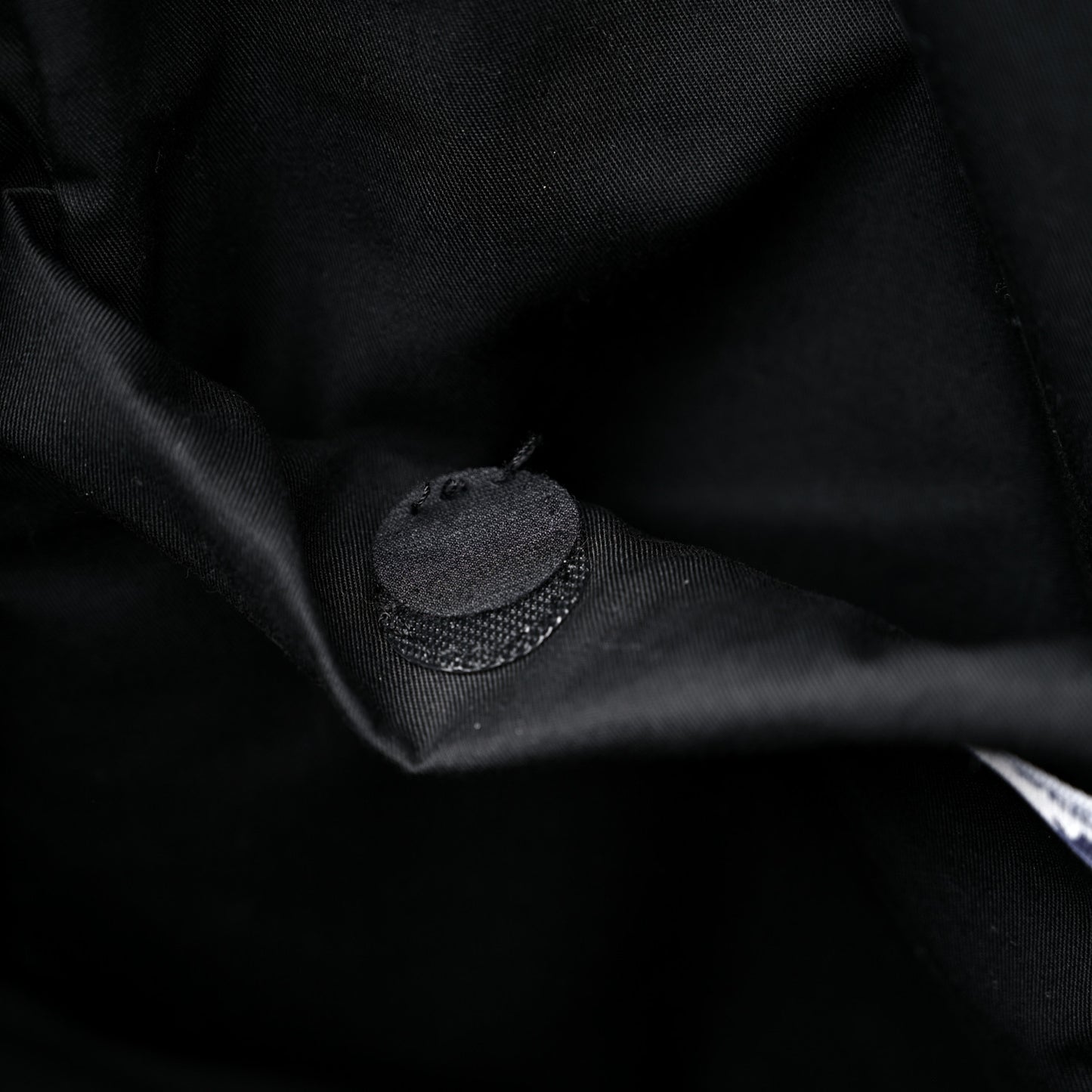 Nylon Logo Backpack Black