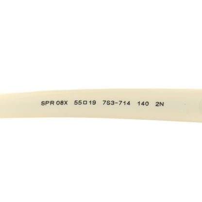 Prada Acetate Geometric Sunglasses SPR 08X White 6 of 6